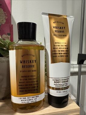 Bath & Body Works Whiskey Reserve Men's 3-in-1 Hair, Face & Body Wash & cream